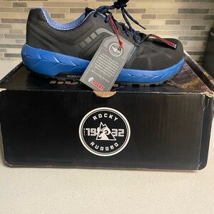 Rocky Black and Blue Safety Shoes